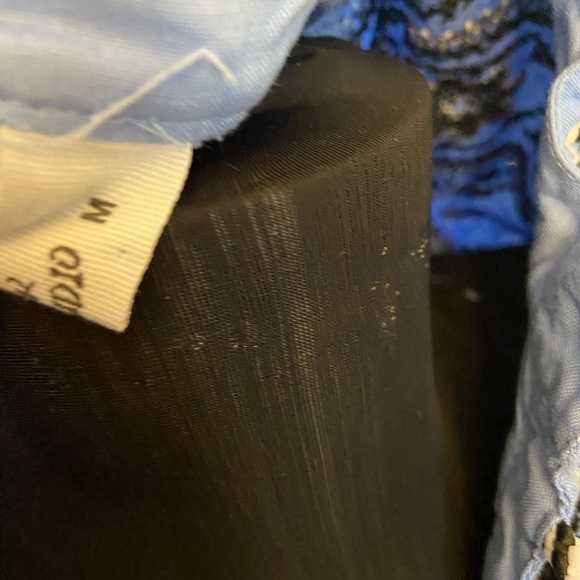 Gueanor Blue Embroidered Long Sleeve Tunic Dress - Picture 11 of 12